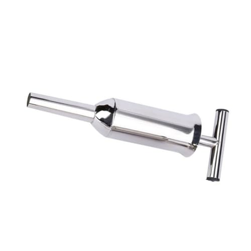 MUCKLILY Stainless Steel Sausage Stuffer Tool Kit for Home Large for Making Pork Sausage Chinese Tube Filler