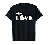I Love Michigan Shirt T-Shirt