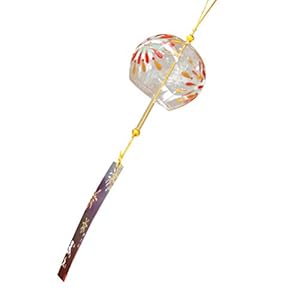 FAVOMOTO Japanse Wind klokkenspel Glas Bloem Wind Chimes Schrijfbare Romantische Cherry Wind Klokken Auto Feng Shui…