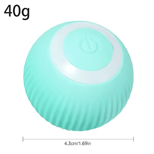 Bola de Brinquedo Inteligente Automática Gato Cachorro Pet (Azul)
