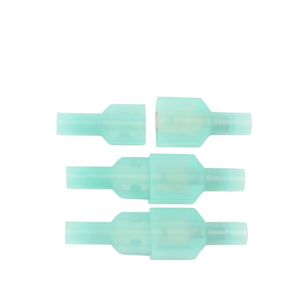 UYCUODLUY 40Pcs FDFNY2-250 MDFNY2-250 brass Female Insulated Spade joint Cable Wire Connector 1.5-2.5mm2 16-14AWG