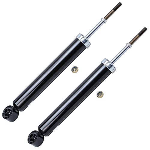 Image of Detroit Axle - Rear 2pc Shock Absorbers for 03-08 Infiniti FX35 FX45, 2 Shock Absorbers Assembly 2003 2004 2005 2006 2007 2008 Replacement
