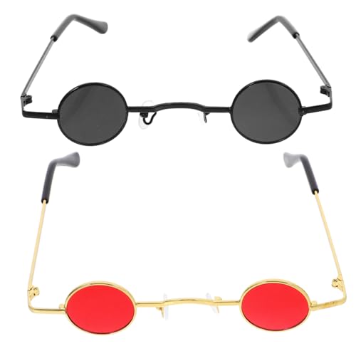 Lunettes de soleil rétro de style hippie pour festivals et été