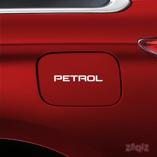 Image of Adhesive Petrol Warning Sticker for Vehicles, Perfect for Daily Use 1 Pack 2 Pieces (Full White)