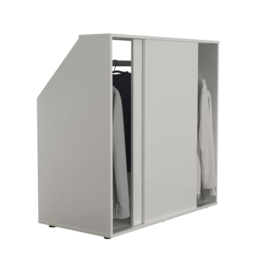VDD - Armoire Murale inclinée - Armoire à vêtements - Armoire à vêtements Blanche - Blanche