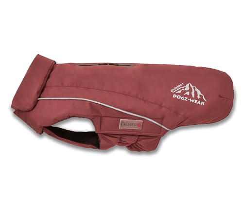 Wolters Wolters Skijacke Dogz-Wear | Wintermantel für Hunde | Farbe Rostrot | Größe 70 (Rückenlänge 68-72 cm)