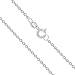 Honolulu Jewelry Company Sterling Silver 1mm Cable Chain (20 Inches)