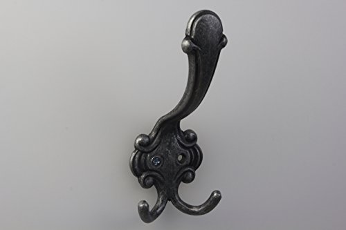 Top Preis! Haken Kleiderhaken, Garderobehaken Metall antik Eisen hochwertig brüniert veredelt = 3263 Cover