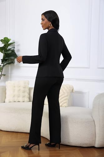 Chic Black Pant Suits for Women – Stylish & Comfortable Business Wear - Image 6