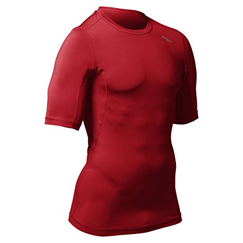 T-Shirt de Compression Respirant Champro Rouge Écarlate Enfant YL