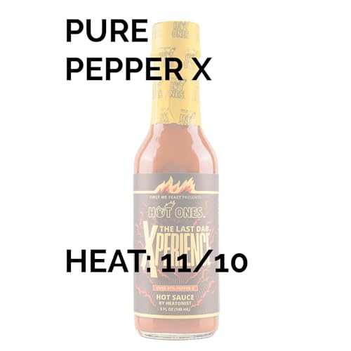 Image of Hot Ones Last Dab Hot Sauce The Last Dab Xperience - Hottest Hot Sauce 5 Fl Oz Pack of 3