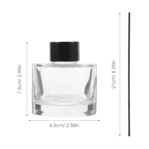 Set de Difusor de Aromaterapia de Vidrio con Botella Recargable y Varillas de 21cm miniatura 2
