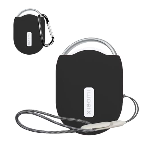 For Xiaomi tag �P�[�X �J�o�[ �i�J���r�i�t��+�X�g���b�v�t�� �j �V���R�����[ �����h�~ �L�Y�h�~ �ϏՌ� �����[�d�\ �h�� �h�o Xiaomi tag �p �P�[�X �J�o�[�i�u���b�N�j