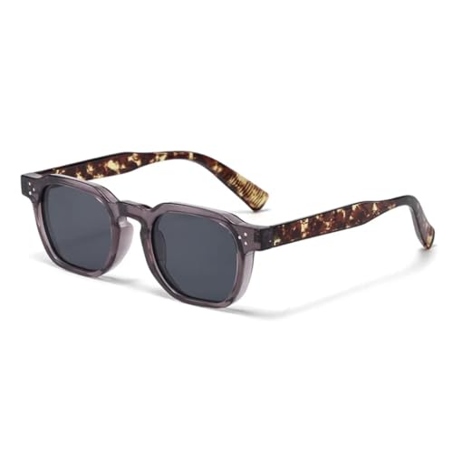 Lunettes de soleil carrées punk UV400 pour éviter l'éblouissement avec style