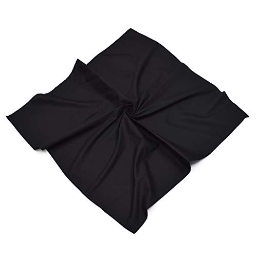 Premium Large Pure Cotton Solid Color Square Scarf Wrap 34