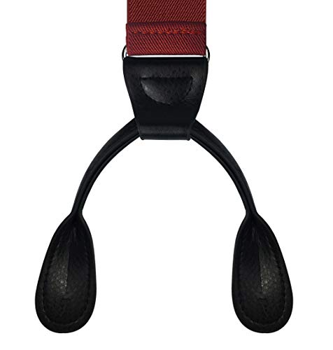Tirantes elásticos ajustables para trajes de boda y eventos elegantes en color rojo 3