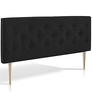 marcKonfort Oslo hoofdeinde, 140 x 100 cm, gevoerd, antraciet, totale dikte 8 cm