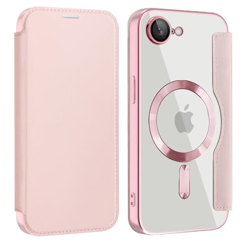 Amazon.co.jp: MuZiF iPhone 16e 用 ケース 手帳型 Magsafe対応 クリア