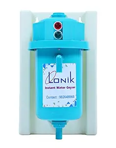 Lonik Instant Water Geyser with auto Cutoff Thermostat for Home, Kitchen, Office, Saloon, Clinic, Shop etc with 12 Month Replacement Guaranty - 9050-WC