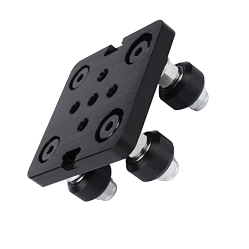 MAGICLULU Aluminum Alloy 2040 V-groove Pulley with Gantry Plate for 3d Printer Parts Accessories, Lightweight and Easy t