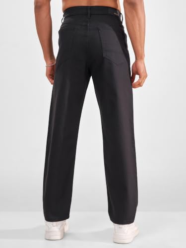 Image of Highlander Men Men's Straight Relaxed Fit Jeans | Stretchable | Everyday Comfort & Style| Jeans for Man|Premium Cotton Blend