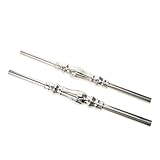 Conception robuste : fabriqués à partir de matériaux haute résistance, ces balustres métalliques pour escaliers sont exceptionnellement solides, une sécurité en tant que poteaux de rampe ou barreaux d'escalier dans les zones à fort passage. ils peuvent également servir de supports pour colonnes romaines