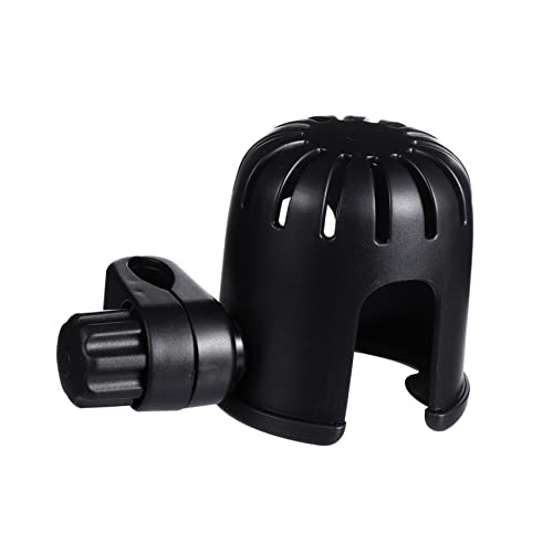 EXAOMBLE Water Bottle Holder for Stroller Bicycles Cart 360 Rotatable Spring-Loaded Design