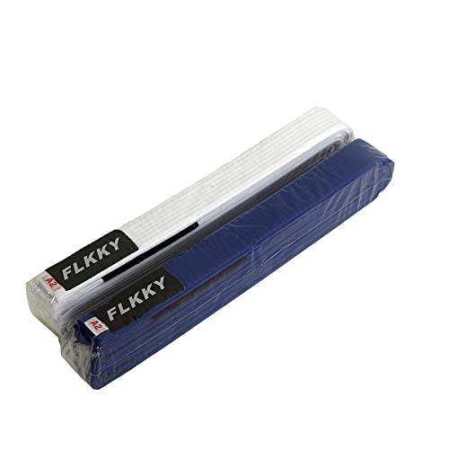 Flkky Bjj Belt For Kids And Adult,Brazilian Jiu Jitsu Belt With Sleeve Bar For Ranking Stripes Ibjjf Competition Approved #TOP4