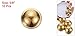 #US 10pcs Precision Solid Brass Bearing Balls 5/8