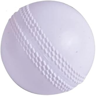 Silicone Soft Cricket Balls Practice Training for All Age Group Recommended for Indoor/Outdoor Street & Beach Crickets, White