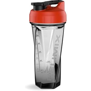 HELIMIX 2.0 Vortex Blender Shaker Bottle, 29 Fluid Ounces, Plastic, No Shaking Accessories Needed, Odor Resistant, Leak Proof, Durable, Easy to Clean, Sturdy Loop for Transport