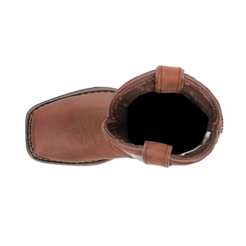 Durango Unisex-Kid's DBT0159 Western Boot, Brown and Union Flag, 12.5 M US Little Kid4