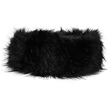 EXCEART フェイクファー冬用ヘッドバンド レディース暖かいイヤーウォーマー おしゃれな防寒ヘアアクセサリー 向け冬季ファッション