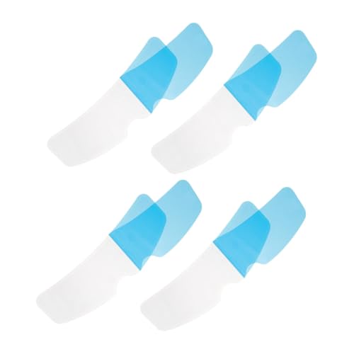MAGICLULU 4 Piezas Película Antivaho y Antilluvia para Visera de Motocicleta de Transparente Compatible con Cascos Eléctricos Protección Eficaz Condiciones Climáticas
