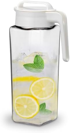 2ltr Water Bottle TAKEYA Patented And Airtight Pitcher Made In The USA, BPA Free, 2 Qt Juice Jug