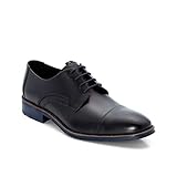 LLOYD GRIFFIN Herren Schnürhalbschuhe,Businessschuh,Derby,Halbschuh,Schnürschuh,Schnürer,Derby Schnürung,Anzugschuh,Office,Büro,Herren-Schuhe,Männer,SCHWARZ/OCEAN(Schwarz)