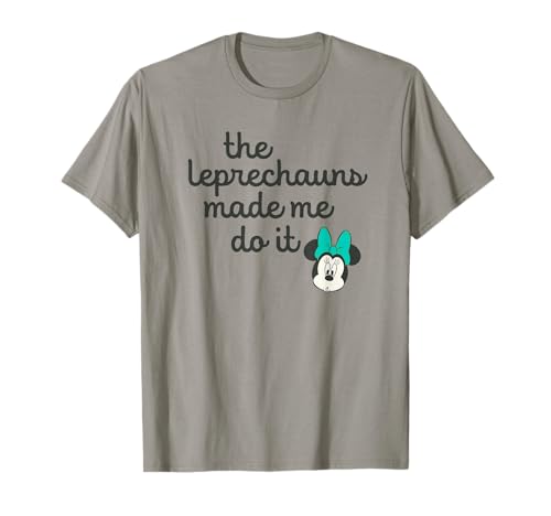 T-shirt Disney Saint-Patrick imprimé durable et textile doux respirant
