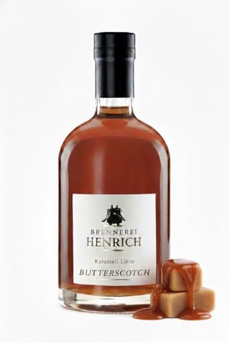 Butterscotch Karamell Likör 20% vol - 500 ml - Brennerei Henrich - Handcrafted - Caramel Liqueur