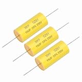 Ce condensateur MKP dispose d'une couleur de coque jaune avec une capacité de 15 uf et une déviation de capacité de ± 5 %. Le condensateur axial automatique a une tension nominale de 250 V, mesurant 46 mm x 21 mm. Chaque paquet contient 3 condensateurs électrolytiques. Bon pour les applications d'équipement audio.