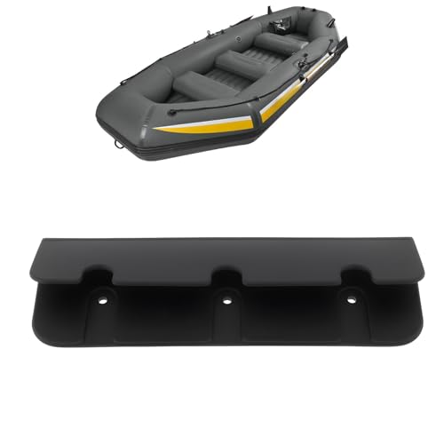 VGOL 4 Stück Rib-Schlauchboot-Sitzbretthalterung 17,4 X 6 cm für Schlauchboote Gummiboote (schwarz)