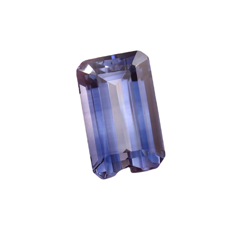 Saphir bleu bleuet naturel 18x11mm taille émeraude pour la création de bijoux uniques