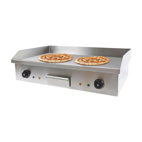 29-Inch-Commercial-Electric-Griddle-110V-3000W-Double-Control-Electric-Griddle-Flat-Top-Grill-Countertop-Griddle-Non-Stick-Stainless-Steel-Teppanyaki-Grill-Adjustable-50-300-For-Pancakes-Bacon 29 Inch Commercial Electric Griddle, 110V 3000W Double Control Electric Griddle Flat Top Grill Countertop Griddle Non-Stick Stainless Steel Teppanyaki Grill Adjustable 50-300℃ For Pancakes Bacon - Image 1