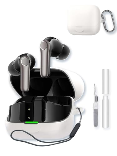 EarFun Air Pro 4+�C���z���p�P�[�X�A�\�t�g�v���e�N�V�����ABOVUGAC�V���R���P�[�X�J�o�[ �L�[�`�F�[��&�N���[�j���O�L�b�g&�X�g���b�v�t�� EarFun Air Pro4 Plus�p-�z���C�g