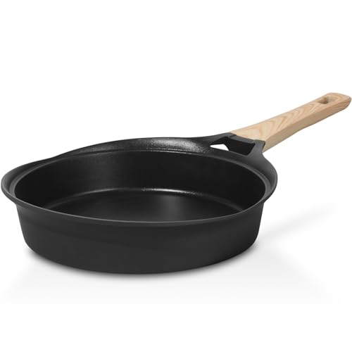 Image of ESLITE LIFE Nonstick Deep Frying Pan Skillet, Healthy Granite Coating Egg Omelette Pan Stone Cookware Chef