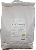 Biorganic Harina de Sorgo SIN GLUTEN, 5kg. Cultivo Europeo. 100% pura. Vegana. Marca Española.