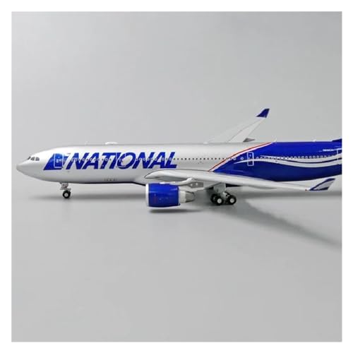 Modèle d'avion miniature A330-200 N819CA 1:400 en métal diecast avec support exposition - 7