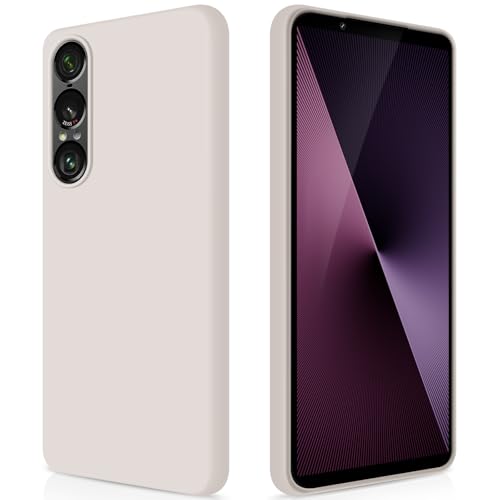 GiiYoon Coque pour Sony Xperia 1 VII Case en Silicone, Etui de Protection Antichoc Etui Housse Silicone Ultra-Mince avec Couche Intérieure en Fibre et...