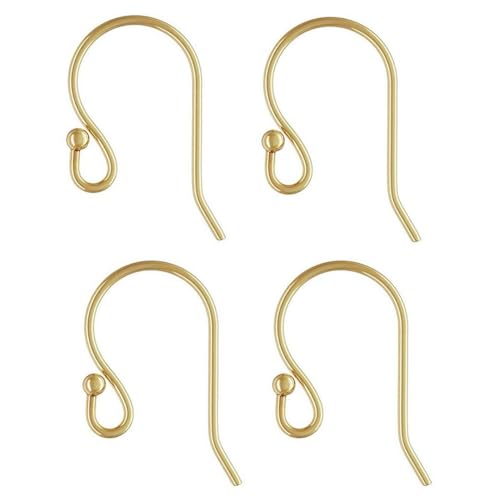 Alambre chapado en oro de 20 mm para diseñar aretes artesanales elegantes con ganchos franceses