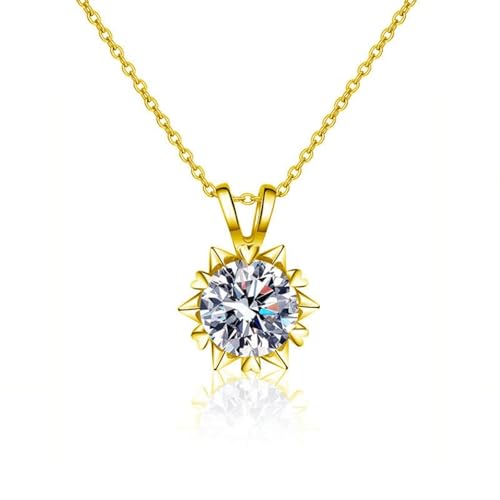 FLZHATTAO S925 ���⃂�A�b�T�i�C�g �X�m�[�t���[�N �l�b�N���X �A�N�Z�T���[ ���f�B�[�X �y���_���g, 2 carat Mozambique diamond, �C�~�e�[�V�����N���X�^���A�����B, �C�~�e�[�V�����N���X�^���B