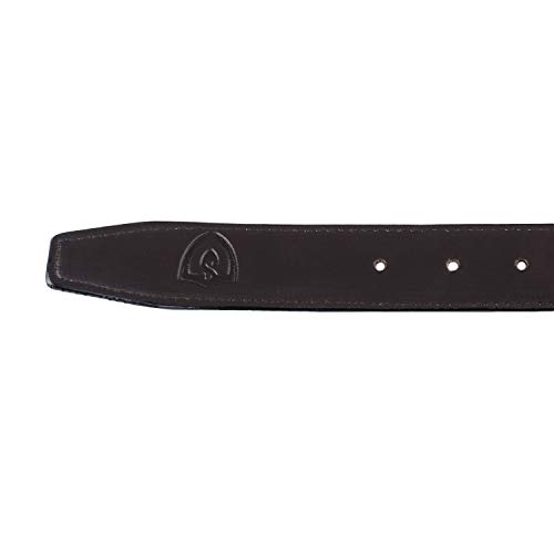 Image of Keviv PU-Leather Formal, Casual & Reversible Belts For Men (Black /Brown) (GB-)